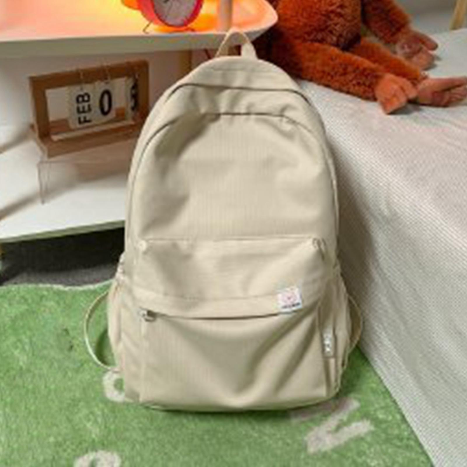 Solid Color Backpack Lightweight for Camping Outdoor Activities Short Trips