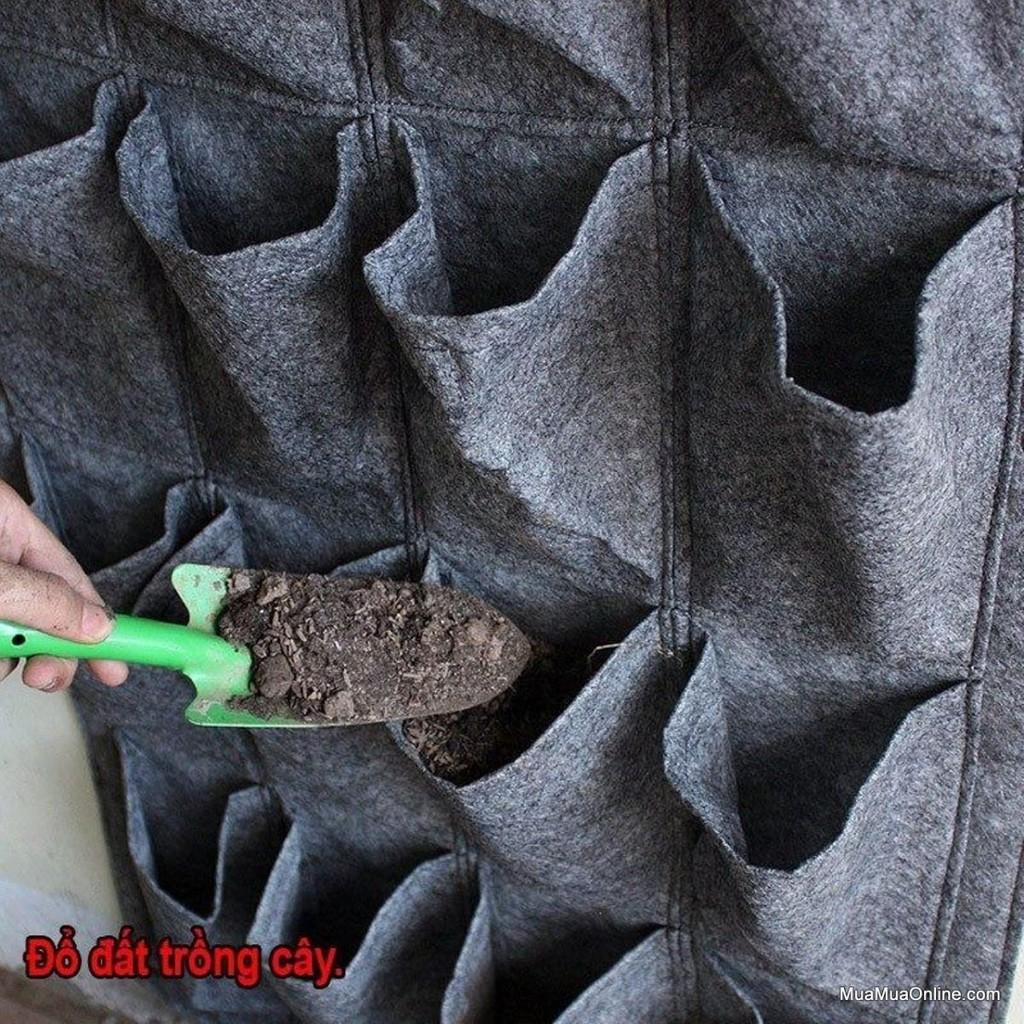 Túi Vải Treo Tường Trồng Cây 21 Ngăn Tiện Lợi