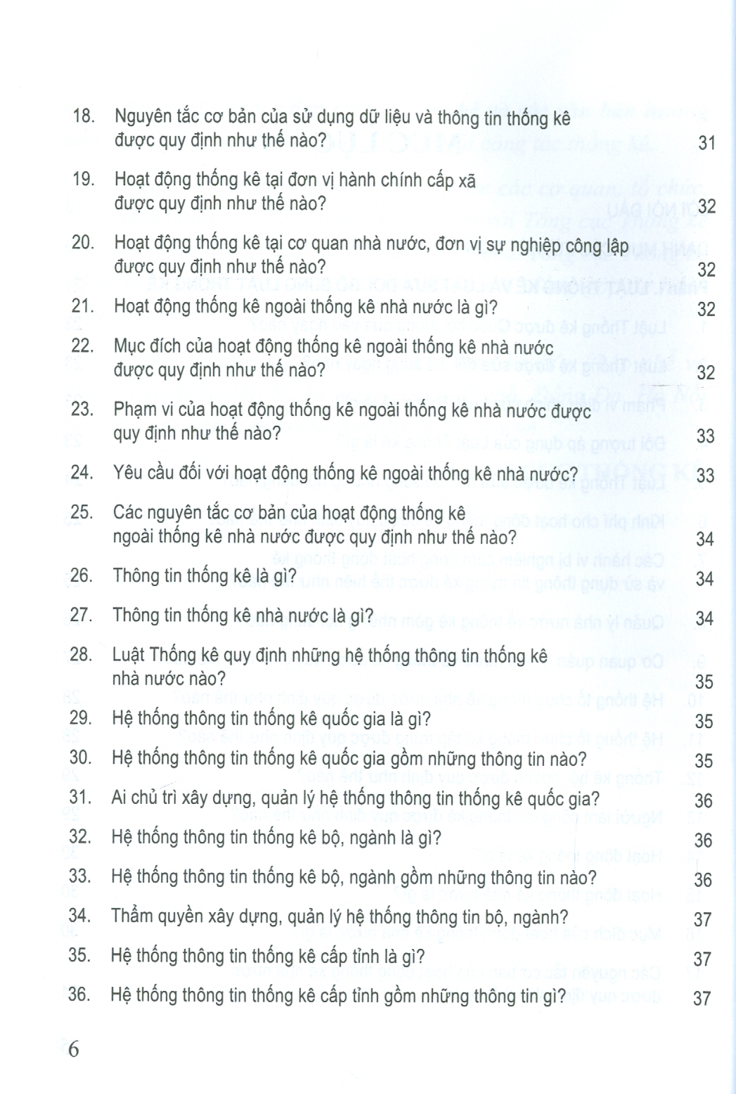 Hỏi - Đáp Luật Thống Kê Và Các Văn Bản Hướng Dẫn Thi Hành