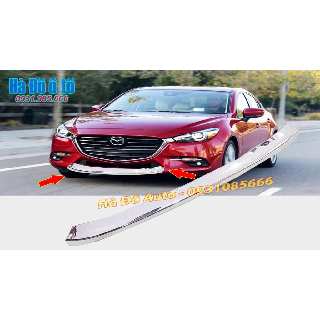 Thanh Ốp Môi Chề Mazda 3 2017 2018 2019 - Ốp Cản Trước Mazda 3 - Ốp Trang Trí Cản Trước Mazda 3 2017
