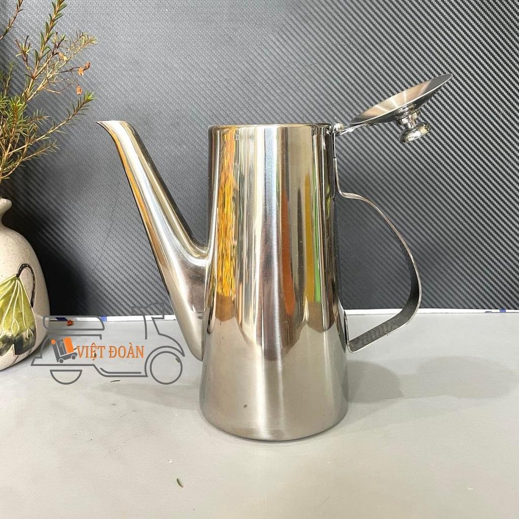 Bình trà, trà đá, cà phê - Inox không rỉ, thiết kế vòi dài kết hợp nắp bật rất tiện lợi - Size 1.5 lit và 2 lit. Dụng cụ