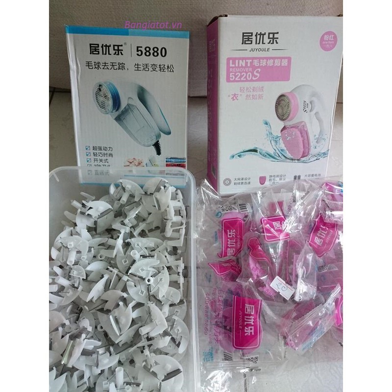 Combo 2 Lưỡi dao máy cắt lông xù và hút bụi quần áo dùng điện trực tiếp