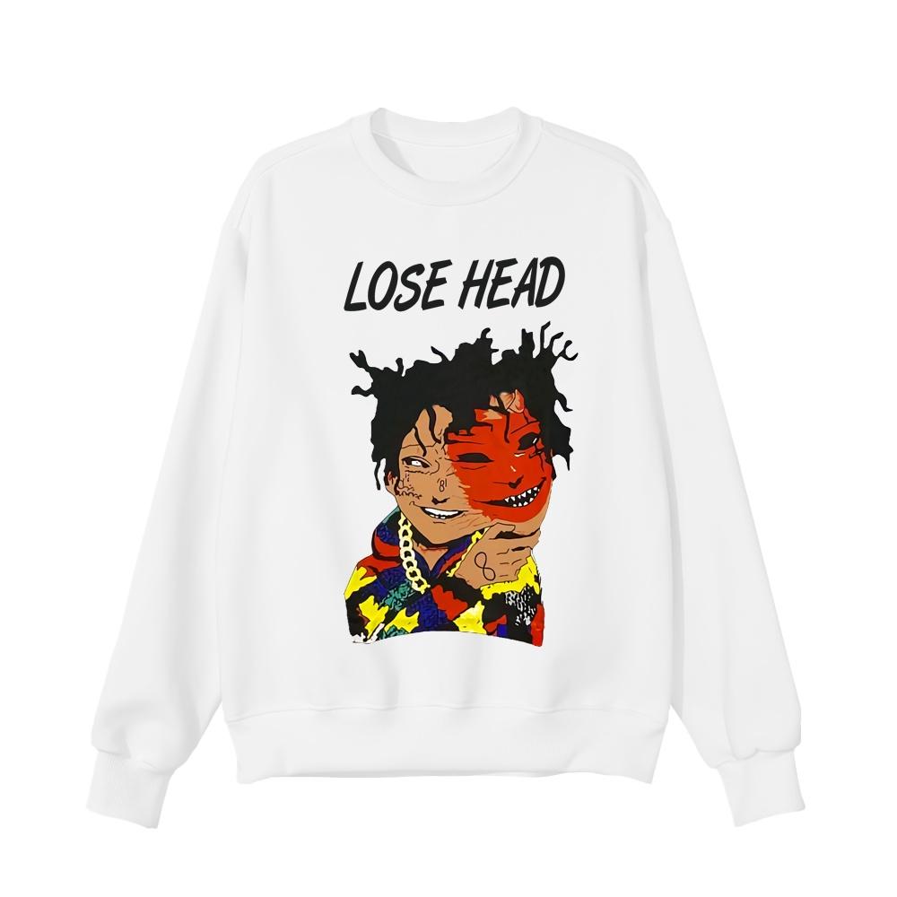 Áo dài tay trơn NỈ BÔNG Unisex MonsterX LOSSE HEAD Sweater Ulzzang cặp đôi nam nữ form rộng oversize Hàn Quốc