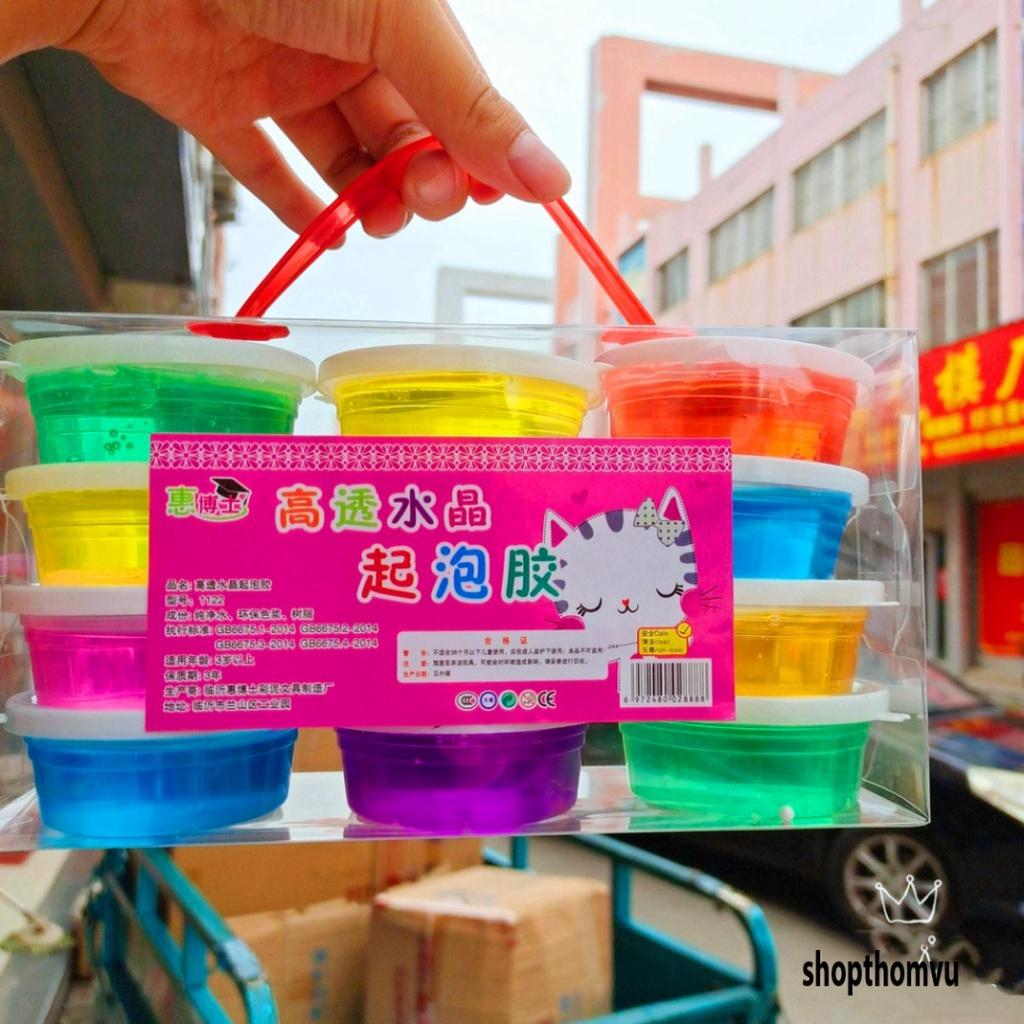 (12 hộp) Slime chất nhờn ma quái đồ giải trí slam