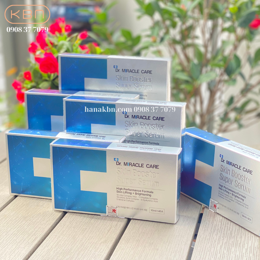 Combo 5 Bộ SKIN BOOSTER SUPER SERUM - Serum Dưỡng Da Cao Cấp Hàn Quốc + Tặng 1 Bộ