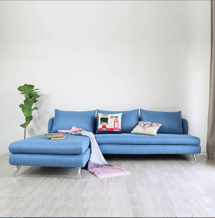 Sofa góc L hiện đại JNGSL74 Juno Sofa KT Ngang 280 x Sâu 85-170 x Cao 80 cm
