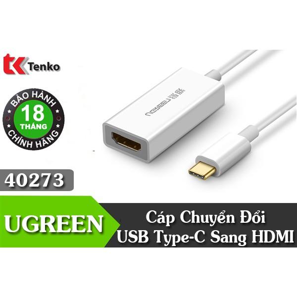 Cáp chuyển đổi USB Type-C to HDMI chính hãng Ugreen UG-40273 hỗ trợ 4k*2K cao cấp