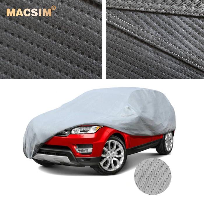 Bạt phủ ô tô chất liệu vải không dệt cao cấp thương hiệu MACSIM dành cho xe Honda HRV màu ghi - bạt phủ
