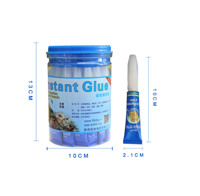 Combo 5 tuýp Keo dán cây thủy sinh, chuyên dán rêu, ráy, lũa, đá cho bể cá