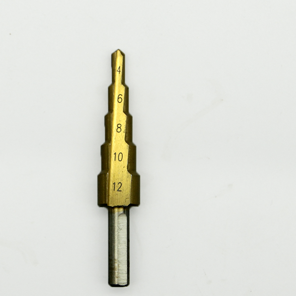 Mũi khoan bước thẳng chuôi tròn 4-12 HSS4241 TiN