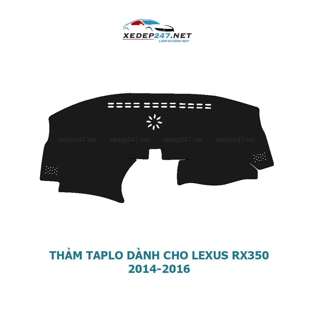 Thảm Taplo dành cho xe Lexus RX350 2014-2016 chất liệu Nhung, da Carbon, da vân gỗ