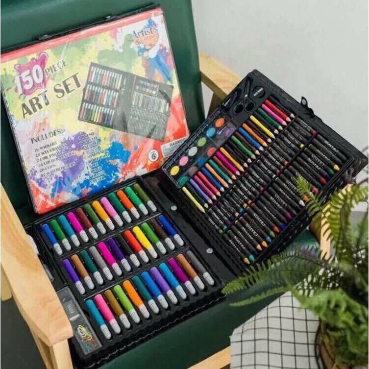 BỘ CHÌ TÔ MÀU 150 CHI TIẾT CHO BÉ