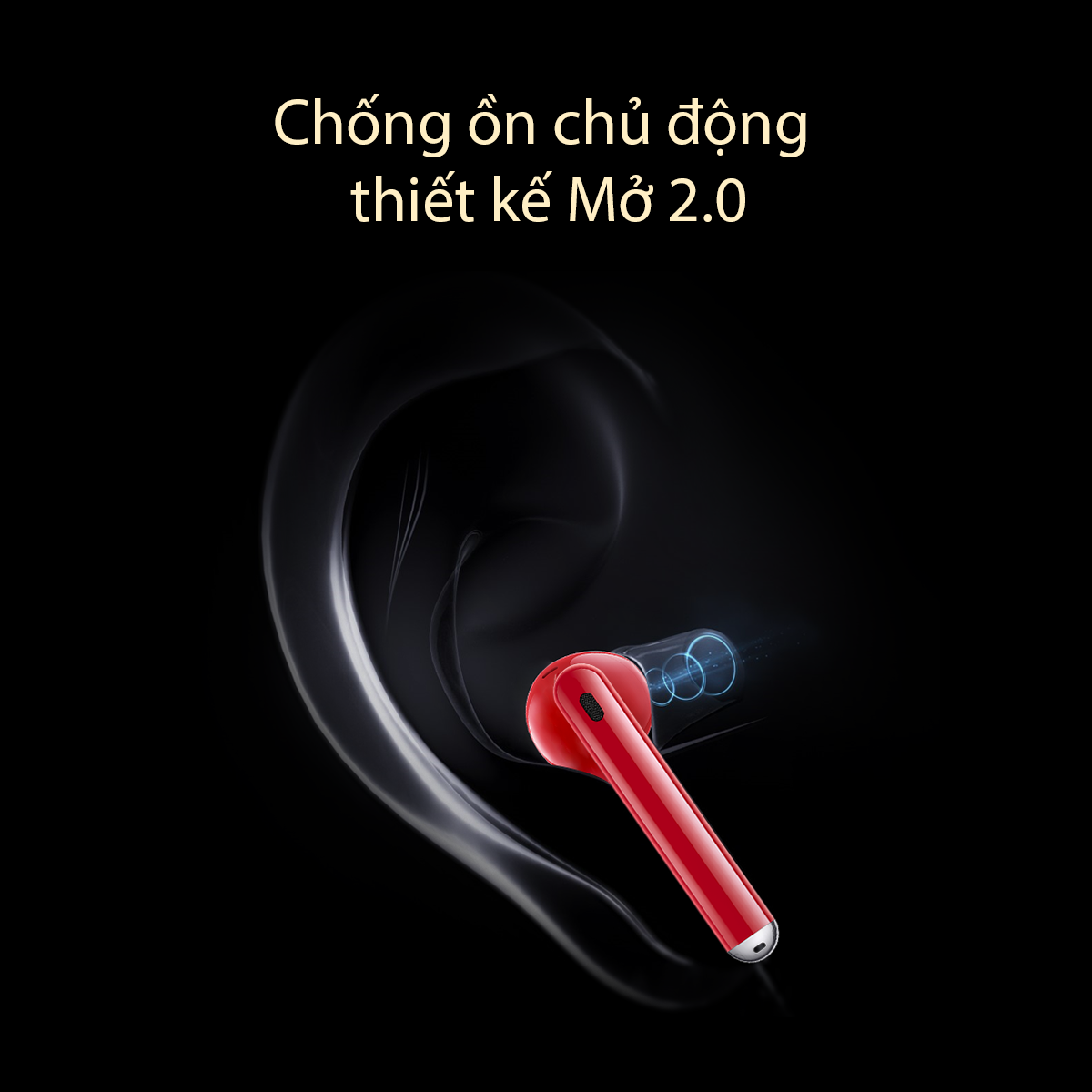 Tai Nghe Không Dây HUAWEI FreeBuds Lipstick | Âm Thanh Độ Phân Giải Cao | Nhẹ Như Không | Chống Ồn Chủ Động Thiết Kế Mở 2.0 | Hàng Chính Hãng