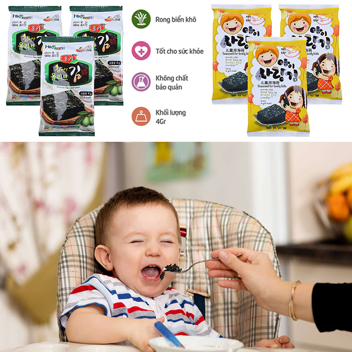 Combo 2 Lốc Rong Biển Humanwell Cho Bé Các Loại Cực Ngon Tiện Lợi