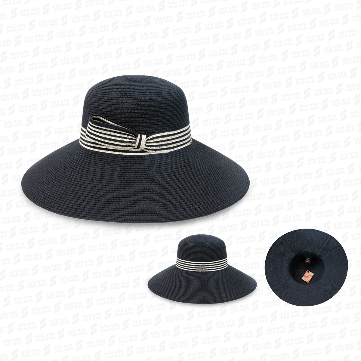 Mũ vành thời trang NÓN SƠN chính hãng XH001-105-ĐN1