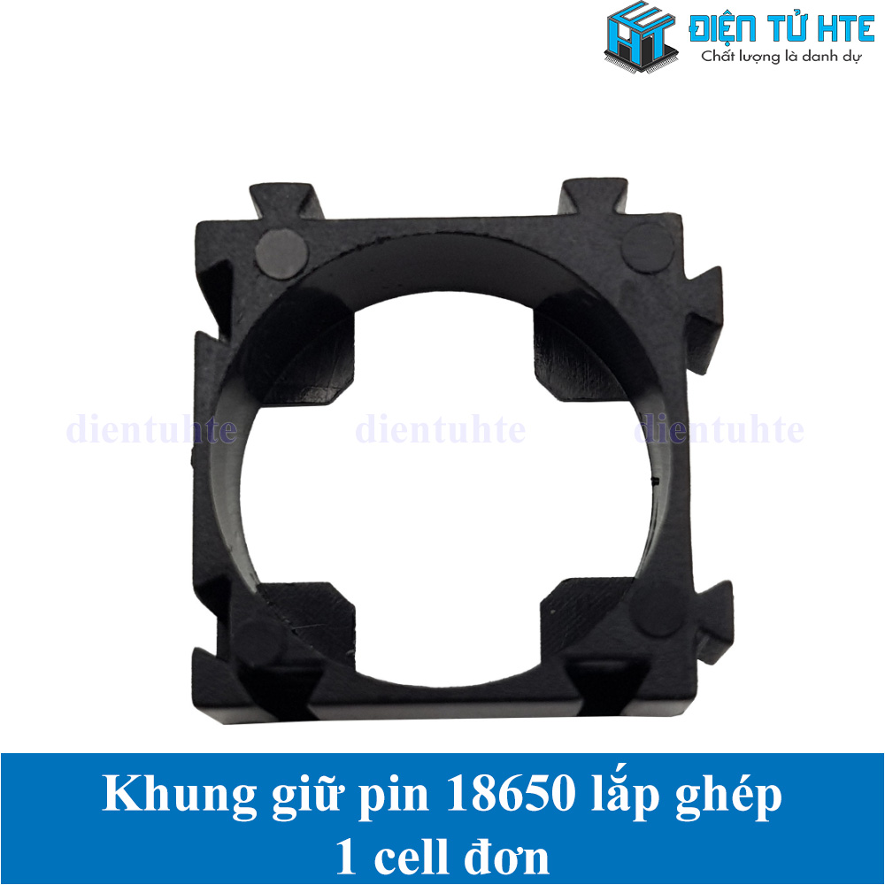 Bộ 10 cái Khung giữ Pin 18650 1 cell lắp ghép