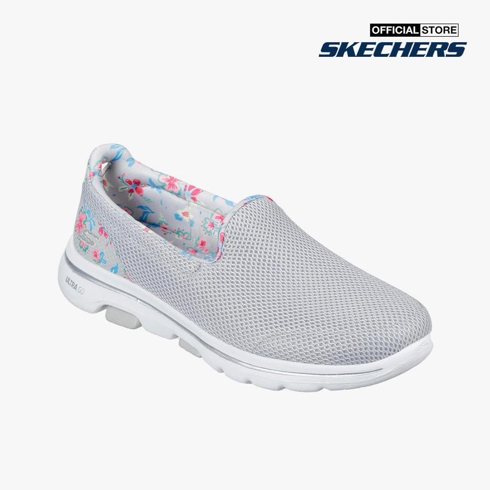 SKECHERS - Giày slip on nữ Go Walk 5 Flowery 124004-GYMT