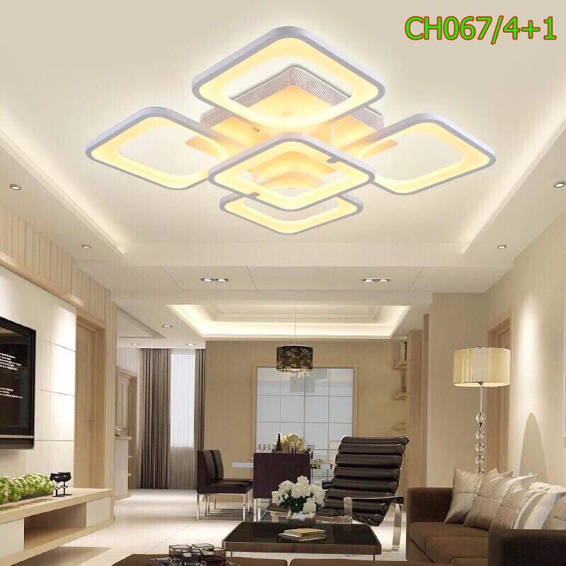 Đèn Trần LED Hiện Đại Ánh Sáng 3 Chế Độ_Có Điều Khiển