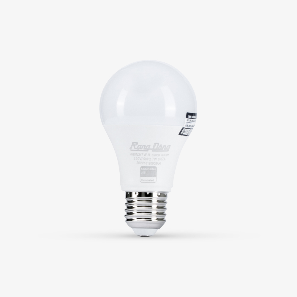 Bóng đèn LED BULB Tròn 7W Rạng Đông Model: A60N3/7W