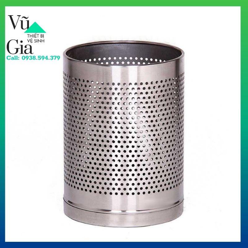 (Hàng nhập khẩu) Thùng rác lưới inox văn phòng loại 1