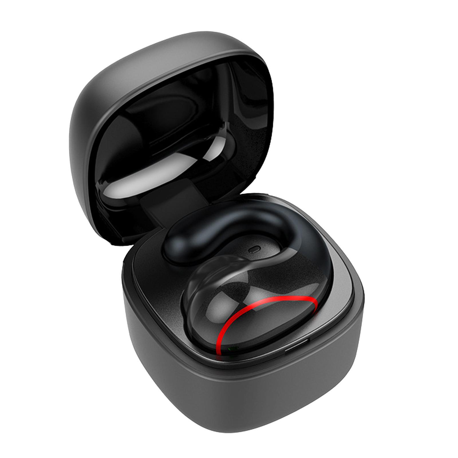 Bone Conduction Earbuds with Charging Case Stereo for Gaming Cycling