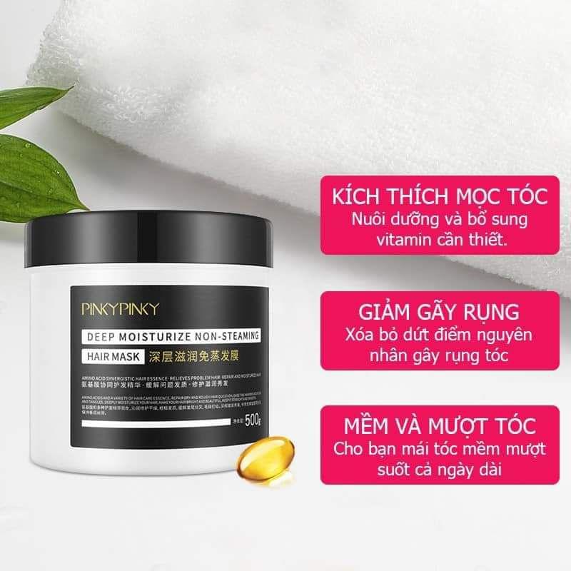 Kem Hấp Ủ Tóc Nội Đia Trung Siêu Mượt Pinky Pinky 500g