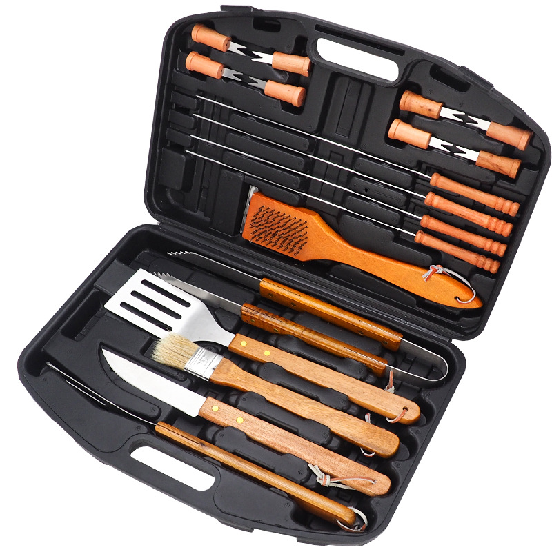 Bộ Dụng Cụ Nướng Mang Đi Du Lịch 19 chi tiết BBQ Toolkits 19pcs