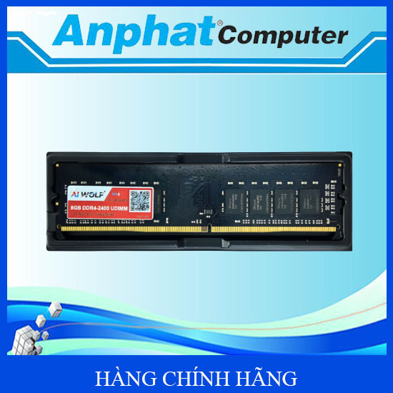 Bộ nhớ RAM PC AIWOLF AED4 DDR4 8GB/2400 – Hàng Chính Hãng