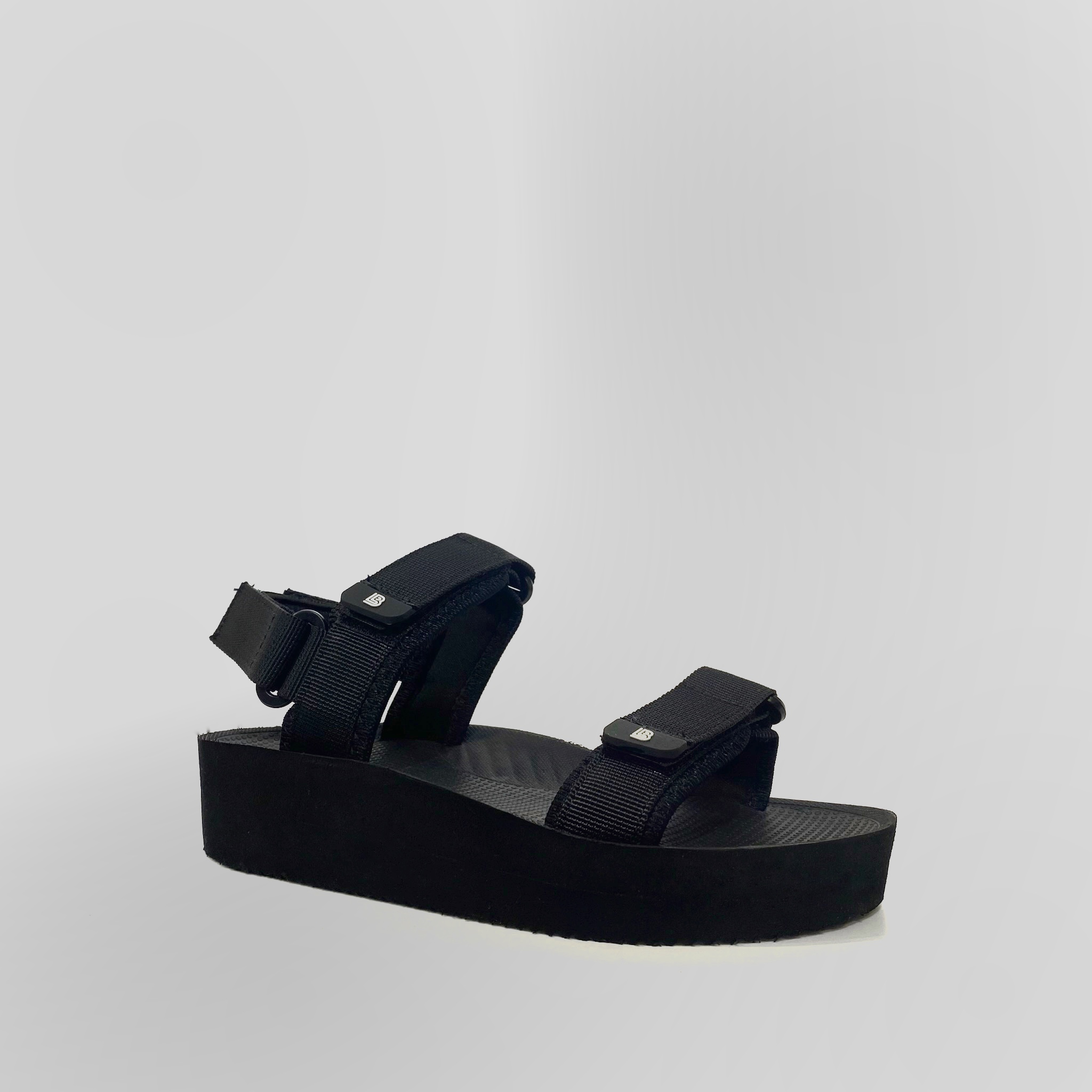 Giày Sandal Nữ The Bily 03W Quai Ngang - Màu Đen BL03WD 