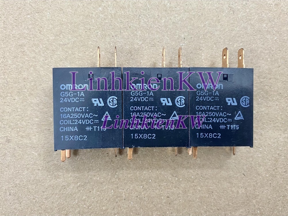Rơ le G5G-1A 24VDC Relay 24V 16A mới chính gốc 100%.