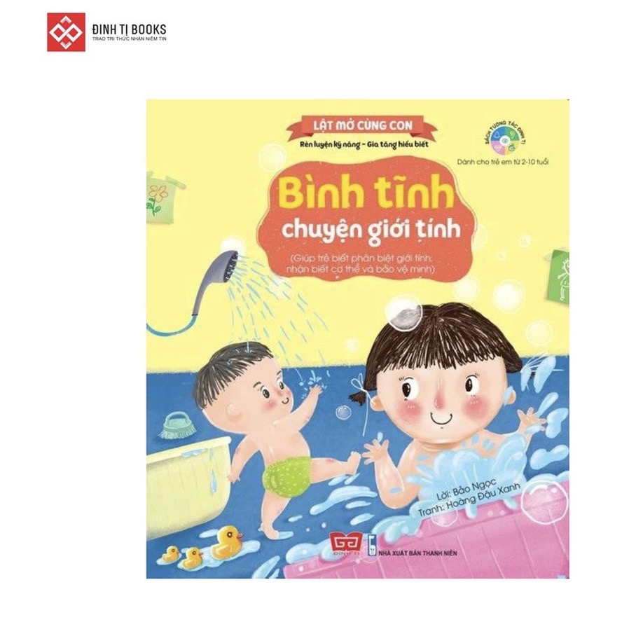 Sách Tương Tác Lật Mở - Kỹ Năng Đầu Đời Cho Bé – Đinh Tị