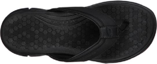 DÉP NAM SKECHERS QUAI KẸP  ĐẾ SIÊU ÊM NHẸ MÀU ĐEN 237049-BBK