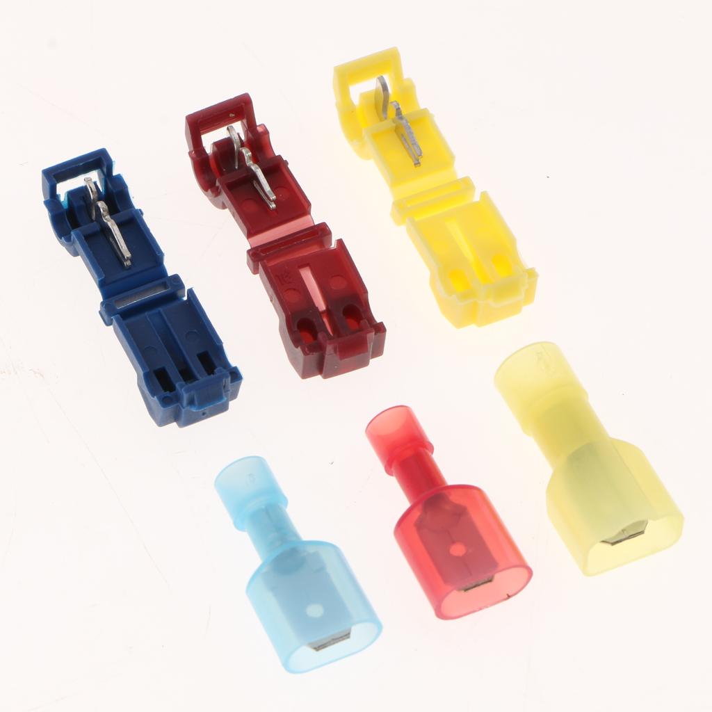 96Pieces Quick Wiring Electrical Insulated Terminals Connector Kit