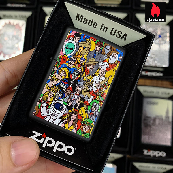 Bật Lửa Zippo 218 Where’S Windy Design