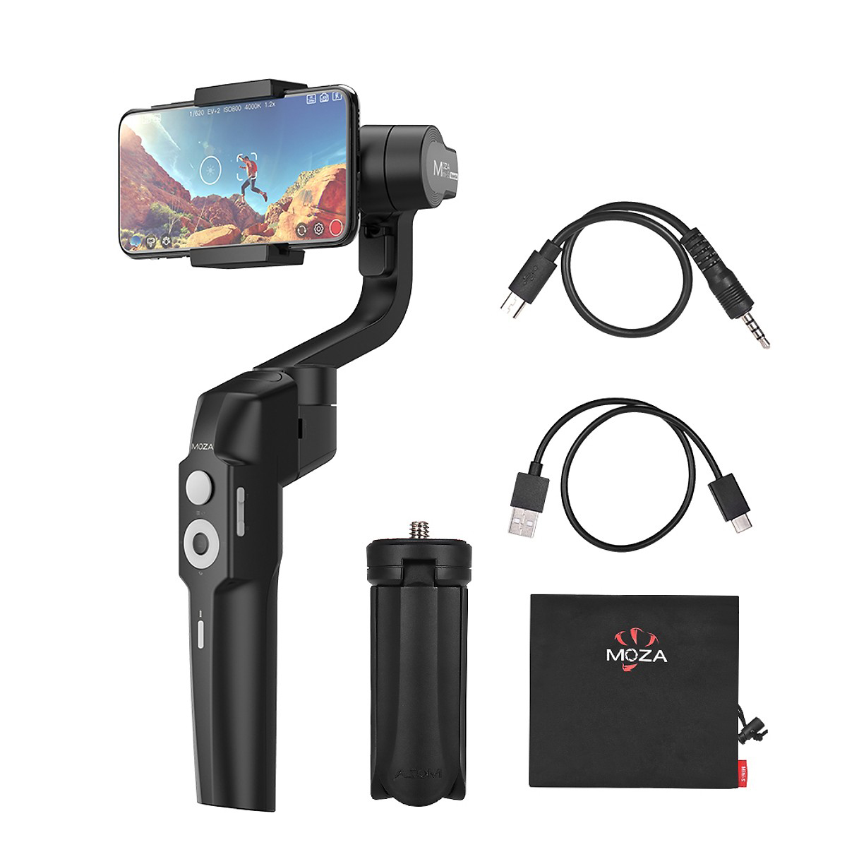 Gimbal Moza Mini S cho điện thoại thông minh - Hàng Nhập Khẩu