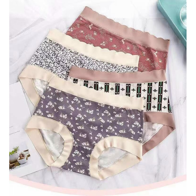 COMBO 5 QUẦN LỤA BIG SIZE LƯNG CAO HỌA TIẾT 6115 - GIAO MÀU NGẪU NHIÊN