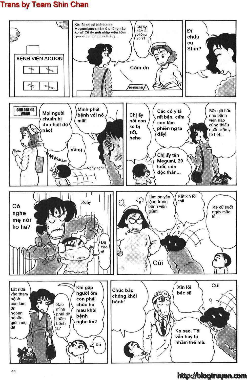 crayon shin-chan cậu bé bút chì chapter 3 46