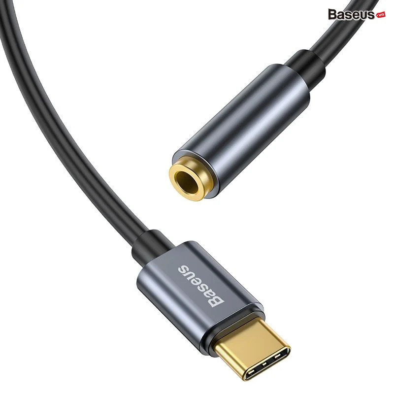 Đầu chuyển Type C sang Audio AUX 3.5mm Baseus L54 - hàng chính hãng