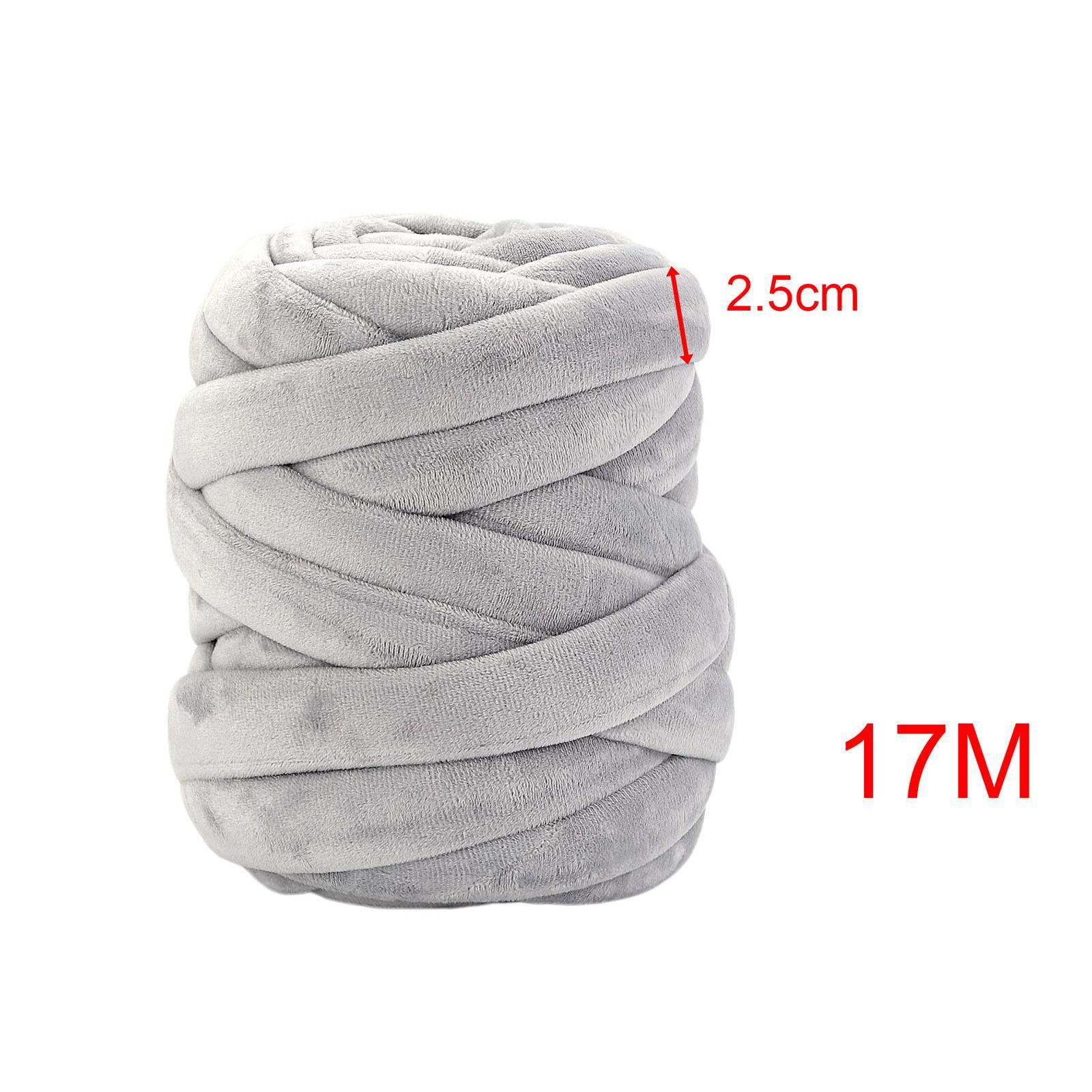 0.55lbs Chunky Yarn Giant Yarn for Blanket Mat Crochet DIY Throw Pillow