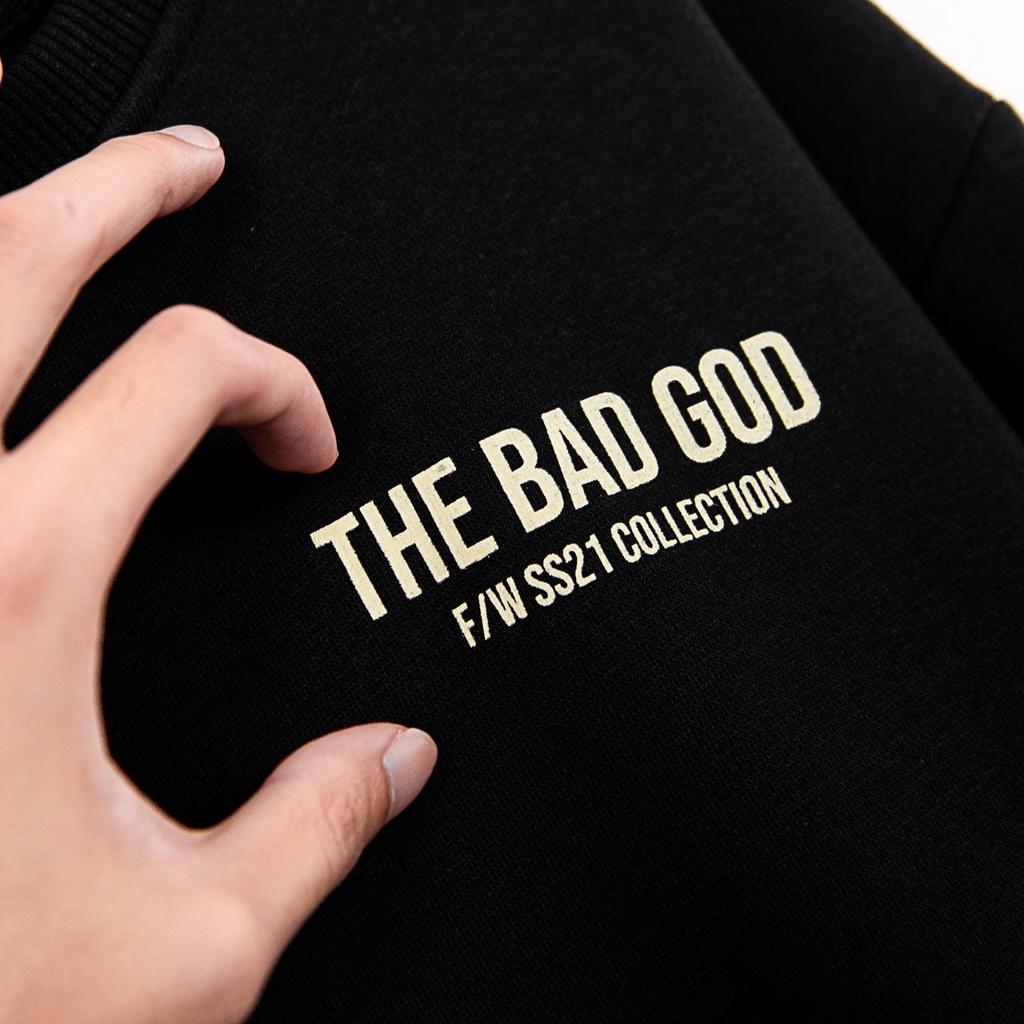 Áo sweater nỉ dài tay The Bad God Signature