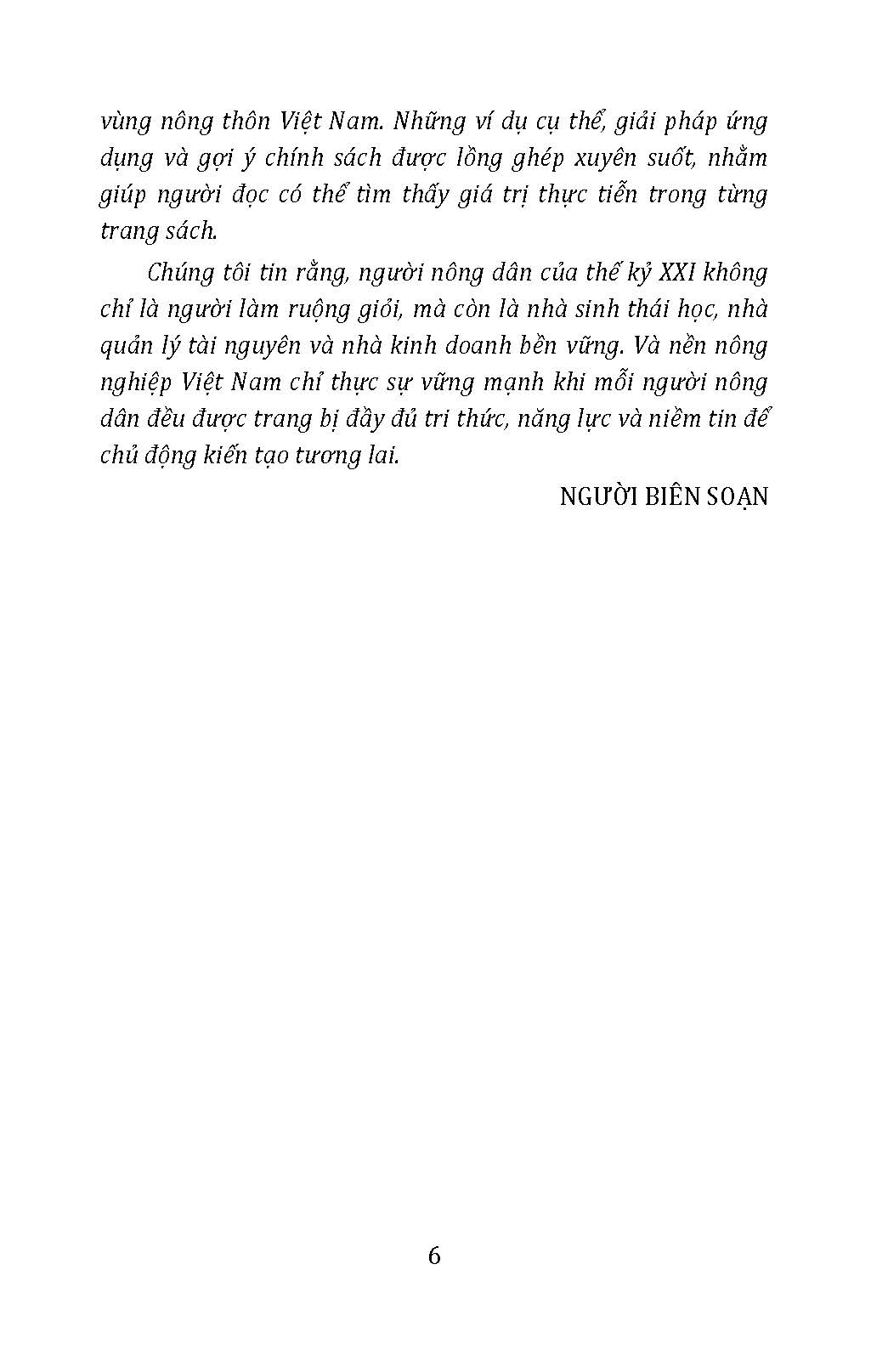 Nông Nghiệp Hữu Cơ - Nông Dân Xanh Trong Xã Hội Mới, Kinh Tế Tuần Hoàn