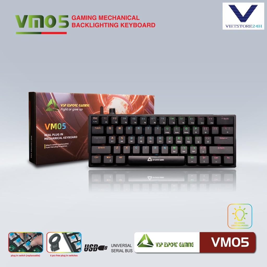 Phím Cơ VSP VM05 Mini Đen