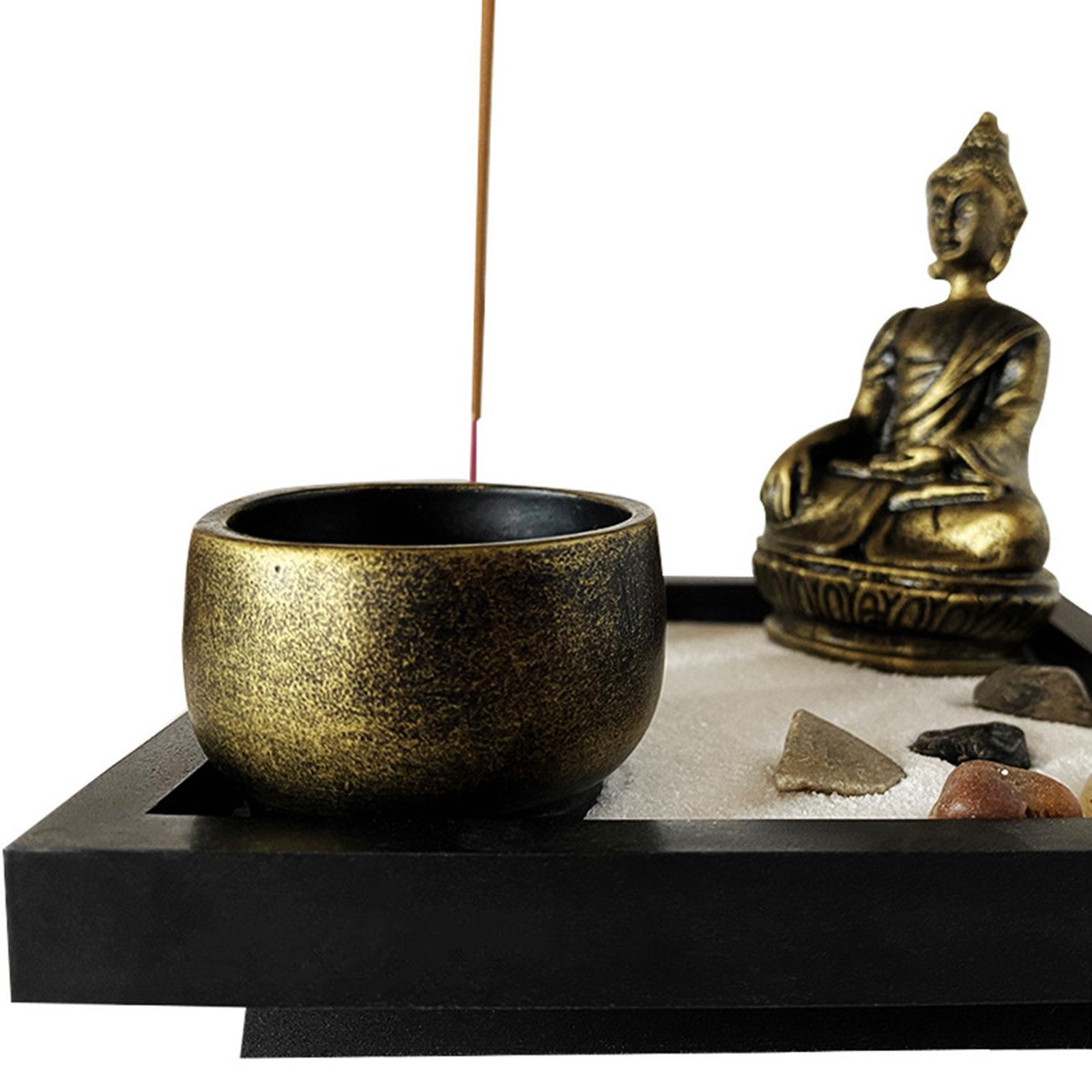 Buddha Sand Desktop Garden Sandbox Feng Shui for Office