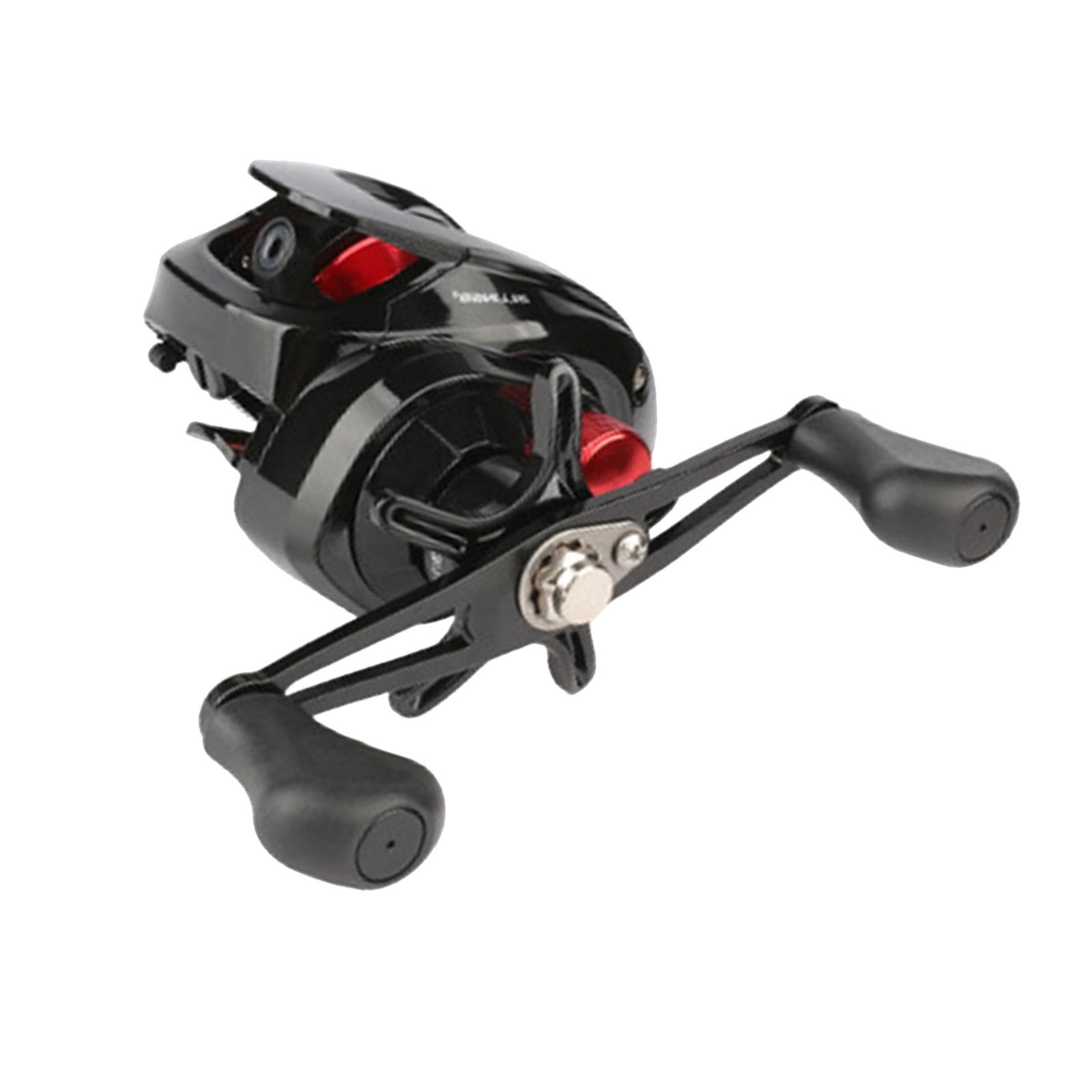 Powerful High Speed Fishing Reels 6.3:1 Gear Ratio 5+1 BB Baitcaster Reels Left
