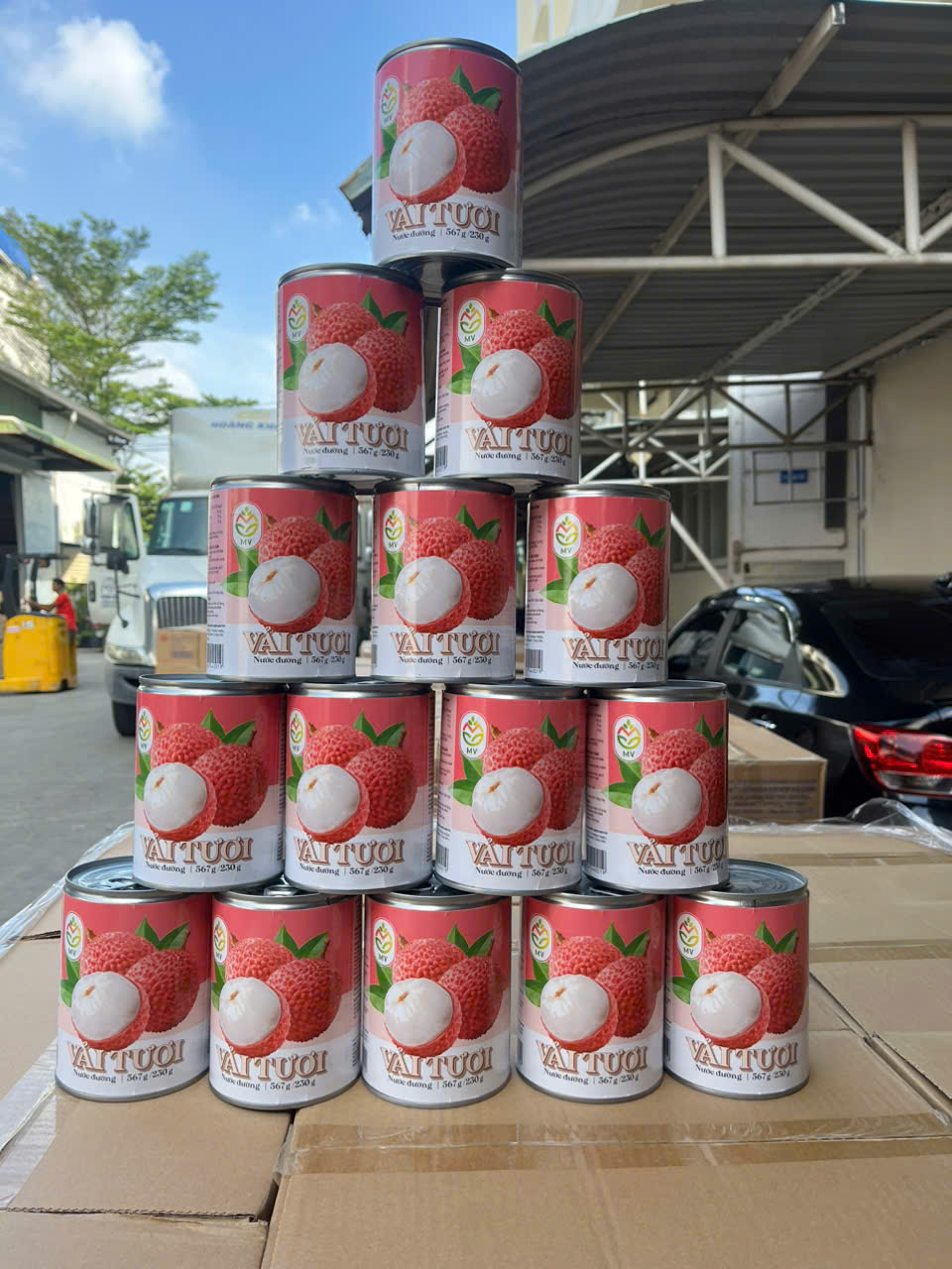 VẢI TƯƠI NƯỚC ĐƯỜNG 567GR (Vải MV Hồng)