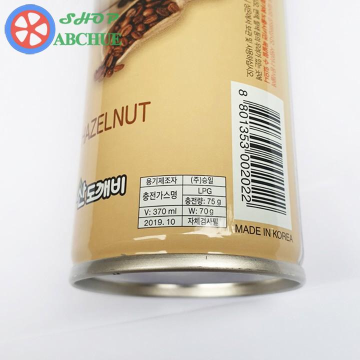 Chai Xịt Thơm Khử Mùi Ô Tô Hàn Quốc Hương Cafe Màu Nâu 370ml