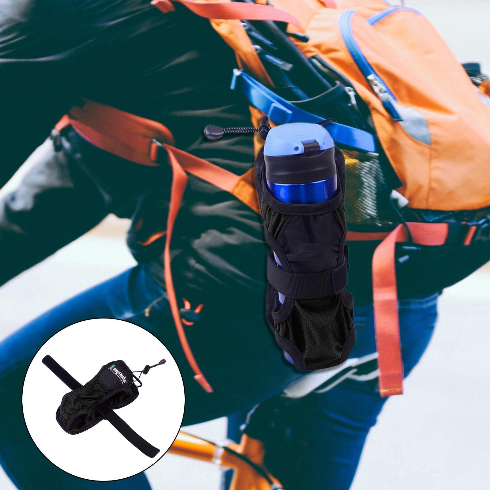 Shoulder Strap Water Bottle Carrier Cover Bag with Long Strap Holder