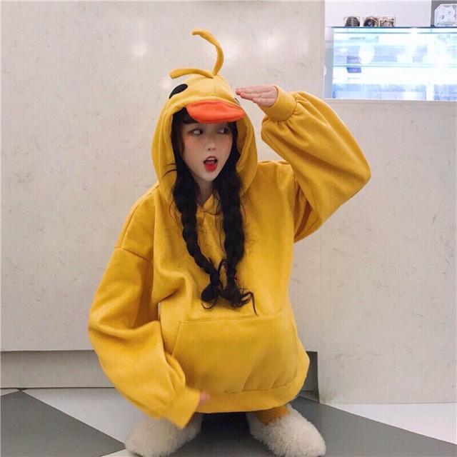 Áo hooodie vịt nữ