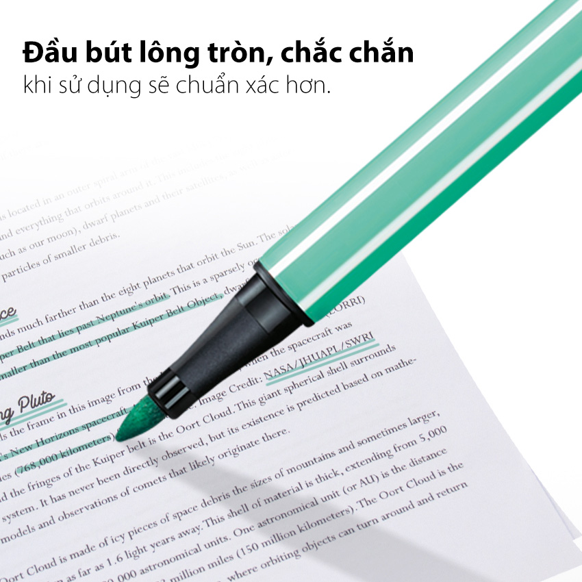 Bút lông màu Stabilo Pen 68 Maker - 1.0mm - Màu xanh mint natural (Eucalyptus - 12)