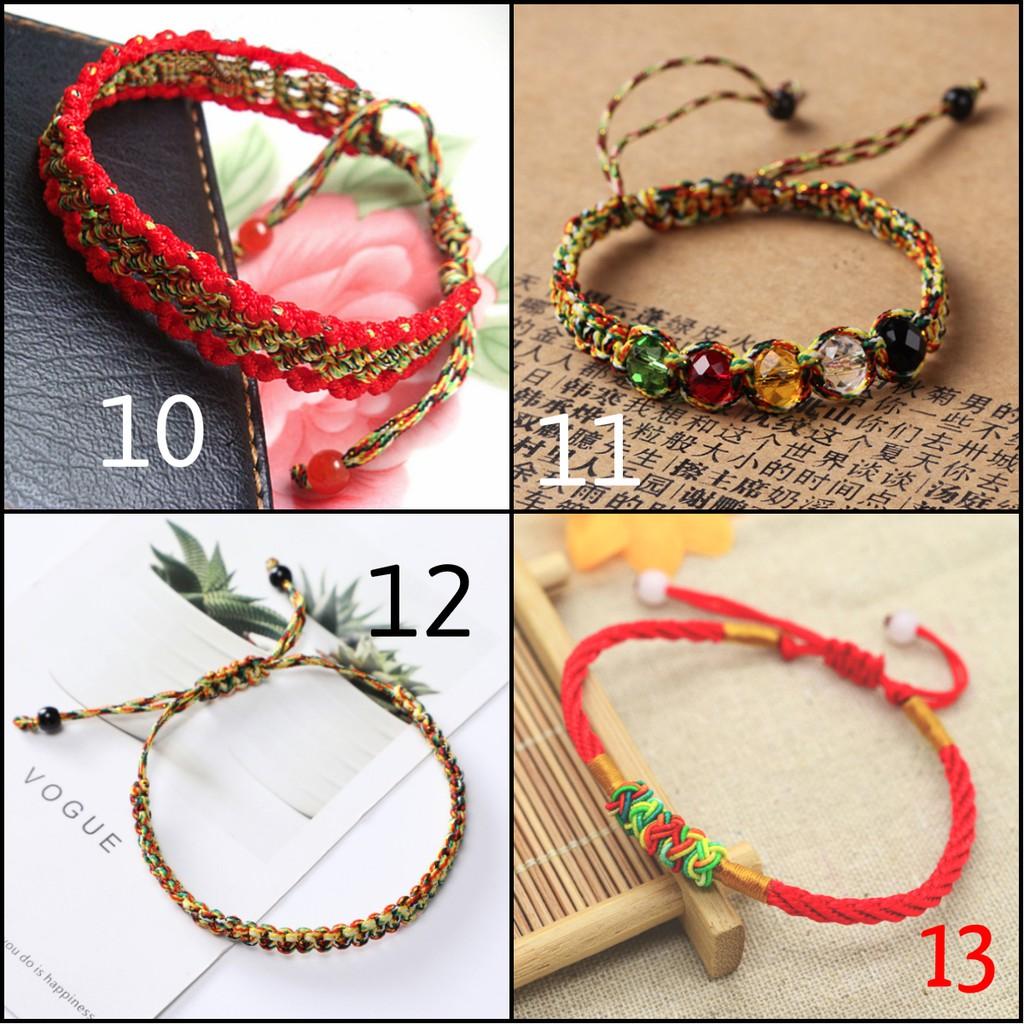 Vòng Đeo Tay Chỉ Ngũ Sắc May Mắn